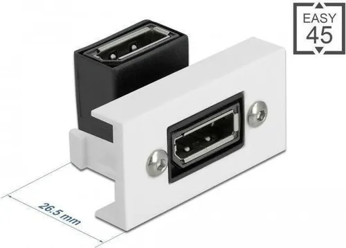 DeLOCK 81306 Easy 45 DisplayPort Modul gewinkelt 22.5mm x 45mm