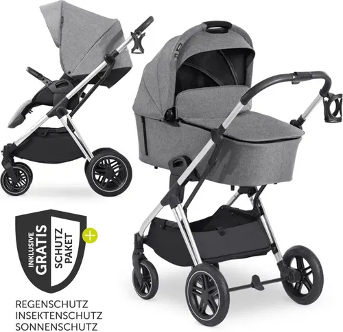 Hauck Kombi-Kinderwagen Vision X Duoset Black (Sportwagen