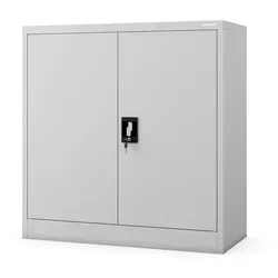 Jan Nowak Kleiner Aktenschrank C001B - Abschließbarer Büroschrank mit verstellbaren Fachböden - Aktenschränke für sichere und übersichtliche Aufbewahrung. Robuste Konstruktion, abschließbar und mit 2 verstellbaren Fachböden für individuelle Anpassung. Ideal für Büro, Garage oder Werkstatt.