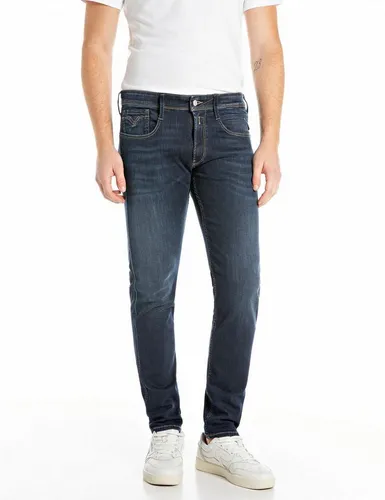 Replay Slim-fit-Jeans Anbass – Stilvoll und Bequem - Die Slim-fit-Jeans »Anbass« von Replay bietet dir eine schmale Passform für einen modernen Look. Elastisches Material sorgt für hohen Tragekomfort und einfache Pflege. Kombiniere sie mit weiten Oberteilen für vielfältige Styles!
