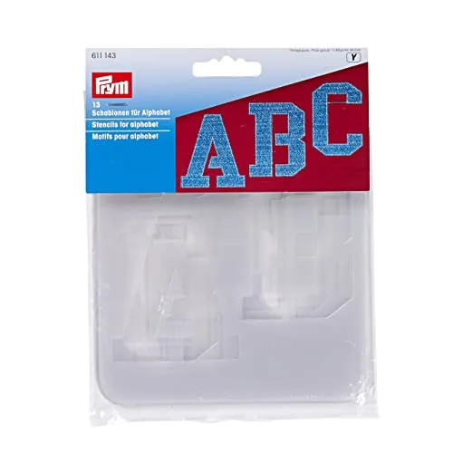 Prym Stencils for Alphabet Ass