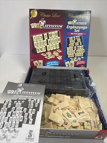 Schmidt – Rummy 49289 mit Erweiterungsset für 5 + 6 Spieler