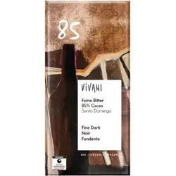 -Zartbitterschokolade 85 % 80 g – VIVANI