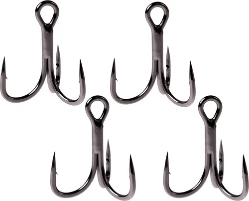 Zeck Pro-Treble Drillinge - 4 Welshaken, Größe:M