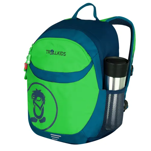 Trollkids Kinder Rucksack Grün/Dunkelblau - 15 l - Praktischer Trollkids Rucksack für Kinder mit 15 l Volumen. Verstellbare, gepolsterte Schultergurte und ein gepolstertes Laptopfach bieten Komfort und Sicherheit für den Alltag.