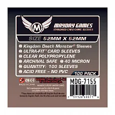Mayday Games Standard Kingdom Death Monster Sleeves (100 Stück) 52x52mm - 7155 - Kartenhüllen 303072