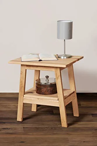 Möbeldesign Team 2000 Beistelltisch, Tisch, Nachttisch, Kindertisch, Holz, Eiche Massiv