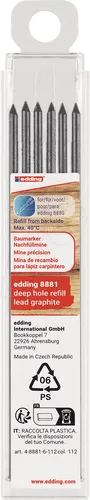EDDING 8881 - Nachfüllmine, für edding 8880, grafit, 6er Set