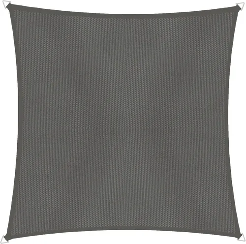Windhager Sonnensegel Cannes anthrazit 4 x 4 m - Sonnenschutz in stilvollem Anthrazit, ideal für Garten oder Terrasse, bietet effektiven UV-Schutz und sorgt für angenehme Schattenplätze.