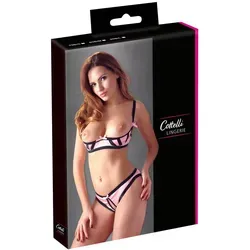Cottelli Collection Wäschesäckchen BH Set Rose in blau von Cottelli LINGERIE