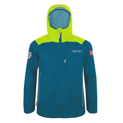 Trollkids Kids Bergen Jacket 152, Petrol