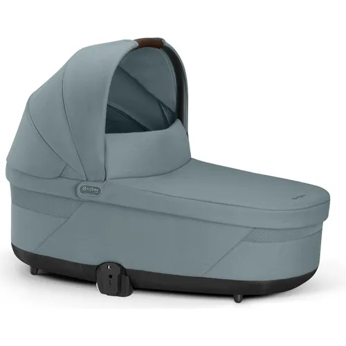 Cybex Cot S Lux - Babywanne für Balios S Lux und Talos S Lux, Stormy Blue - Kinderwagenaufsätze mit XXL USF50+ Sonnenverdeck für optimalen Schutz und Komfort für Euer Baby, ideal für Ausflüge und Reisen.