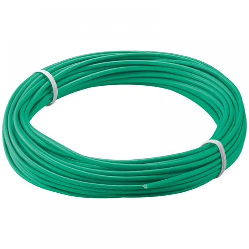 Kupferlitze isoliert, 1x0,14mm, 10m - Farbe: grün