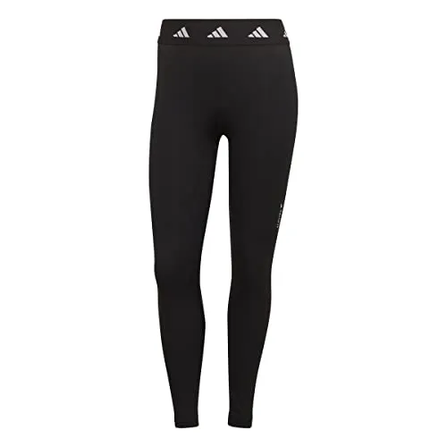 adidas TECHFIT Tights Damen in black, Größe S FS 2024 - Kleidung: 7/8 lange Tights mit feuchtigkeitsabsorbierender AERO.RDY-Funktion, atmungsaktiv und aus recycelten Materialien für umweltbewusste Sportlerinnen.