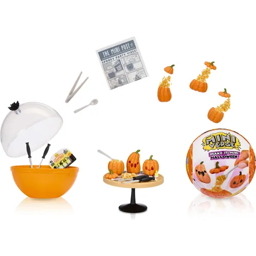 MGA's Miniverse - Make It Mini Halloween 2025 Beetlejuice Mini Collectibles - Kreative Bastelartikel für Schulkinder ab 8 Jahren, ideal für Halloween-Fans und Sammler.