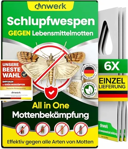 anwerk® Schlupfwespen gegen Lebensmittelmotten von anwerk