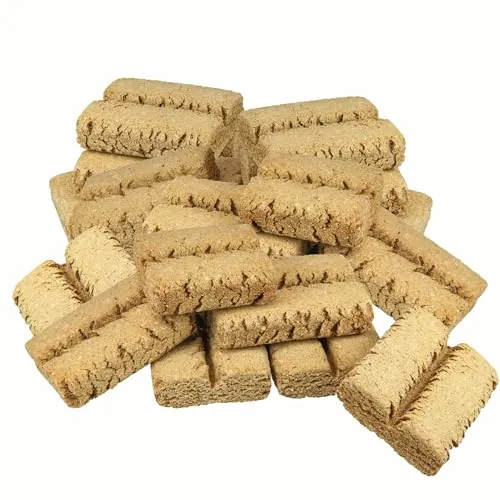Schecker Hundekuchen - das extraharte Hundebrot mit würzigem Geschmack - 1 kg Hundekekse (1 kg (3er Pack), Hundekeks)
