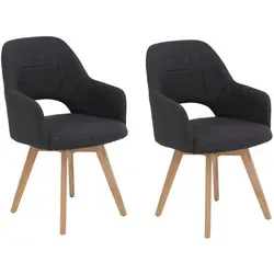 HELA 4-Fußstuhl STADE Set (2 St) in grau von Hela