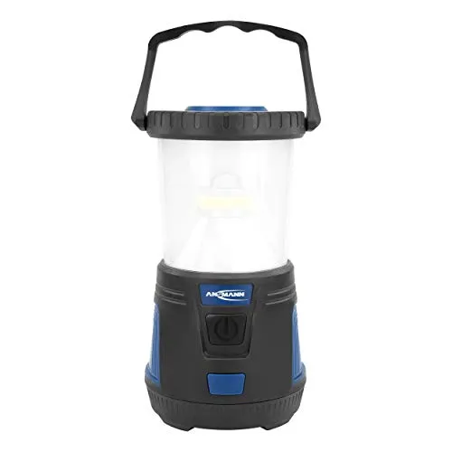 ANSMANN Campinglampe 1600-0287 - Hochwertige Campinglampe aus robustem Kunststoff, ideal für Outdoor-Aktivitäten und sorgt für optimale Beleuchtung beim Campen.