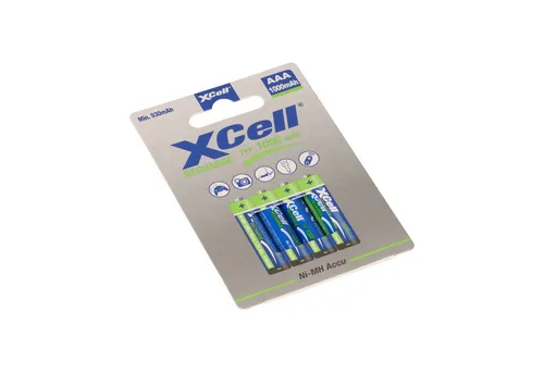 XCell Akku X1000 Ni-MH Micro AAA 1,2V 1000mAh 4St.