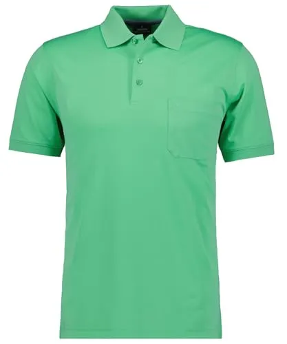 RAGMAN Kurzarm Softknit Poloshirt in Apfel-032, 3X-Large von RAGMAN