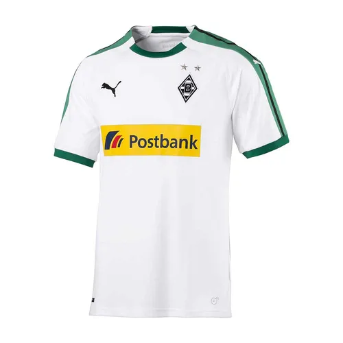 Puma Borussia Mönchengladbach Heimtrikot 2018/2019 Herren - Weiß - Borussia Mönchengladbach Heimtrikot 2018/2019 für Herren, bietet optimalen Tragekomfort und Bewegungsfreiheit dank hochwertiger Polyesterfasern und flacher Nähte.