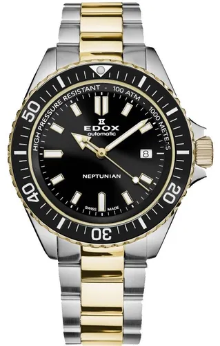 EDOX Neptunian 80120 357JM NID Mechanisch Herren-Armbanduhr