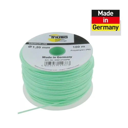 Maurerschnur PE Verlegeschnur Dekoschnur Pflasterschnur Lotschnur 100m x 1,2 mm