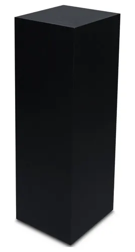 STEMA Seyfried Blumenständer Dekosäule (Pflanzensäule - Schwarz, Pflanzenständer, Blumensäule), 3 Größen zur Auswahl