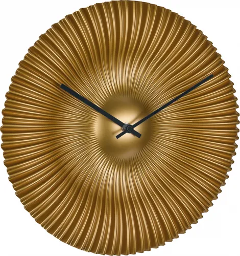 TFA Dostmann Analoge Designer Wanduhr Rokoko in gold von TFA Dostmann