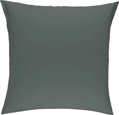 Erwin Müller Kissenbezug Traunstein Single-Jersey anthrazit Größe 80x80 cm