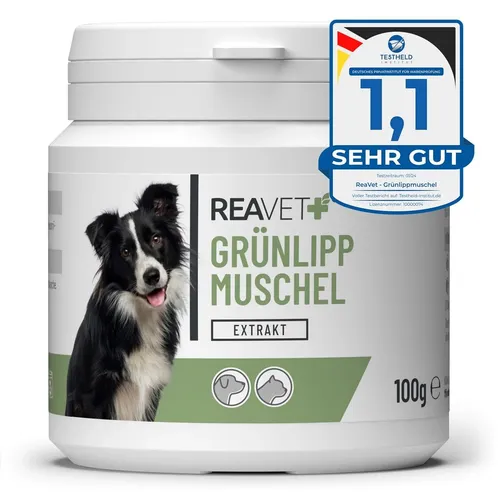Grünlippmuschel Extrakt 1kg - Für gesunde Gelenke - Tiergesundheit: 100% reines Pulver aus neuseeländischen Muscheln, unterstützt Gelenkfunktion und Bewegungsfreude durch hohe Gehalte an Glykosaminoglykane und Omega-3-Fettsäuren.