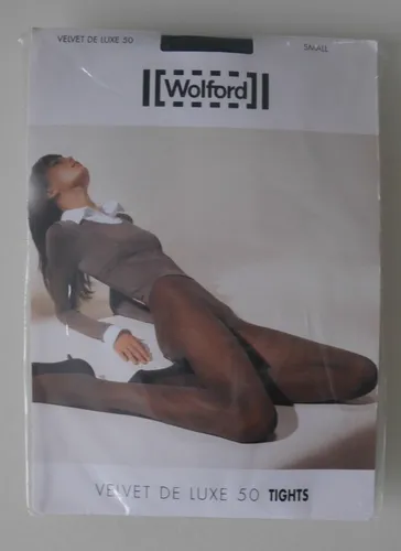 NEU & OVP: Wolford VELVET DE LUXE 50 TIGHTS!! Gr. S! Farbe: ganz dunkles GRAU!