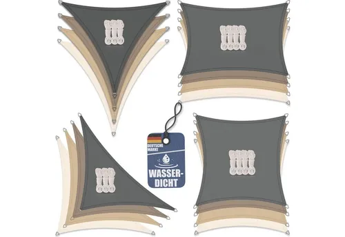 bonsport Sonnensegel 2x2m Creme in beige von bonsport