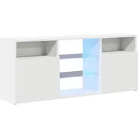 vidaXL TV-Schrank mit LED-Leuchten 120x30x50 cm - Moderne TV-Halterung mit RGB-LED-Beleuchtung, ideal für stylisches Wohnen und optimale Medienorganisation.