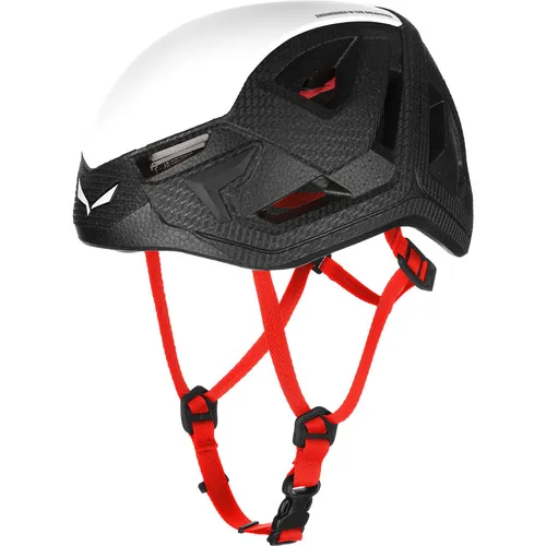 Salewa Piuma 3.0 Kletterhelm - Weiß - S/M - Kletterausrüstung mit herausragendem Schutz und minimalem Gewicht, ideal für anspruchsvolle Kletterer.