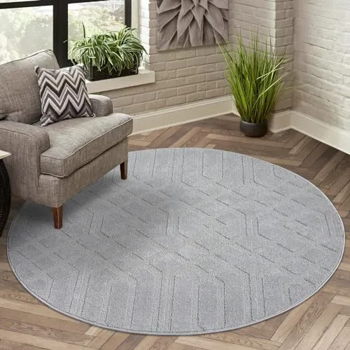 carpet city Teppich Kurzflor Wohnzimmer von Carpet City