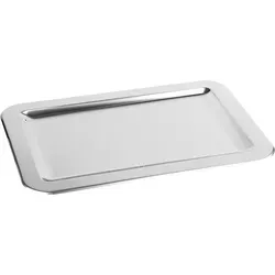 CHG Schlemmerplatte Edelstahl 0,4 mm, ca. 36 x 25 cm in silber von chg