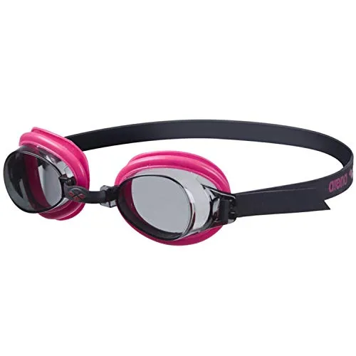 Arena Schwimmbrille Bubble 3 Jr, Unisex Erwachsene Einheitsgröße Schwarz (black / smoke / fuc)