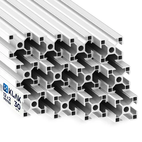 tktrading24 Alu Profil 12 Stück 30x30mm 2m von KosmosProfil