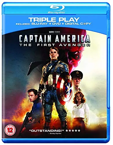 Captain America - The First Avenger: Triple Play (Blu-ray + DVD + Digital Copy) [2011] [Region Free]