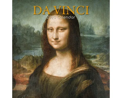Wandkalender Leonardo da Vinci 2025 – 16-Monatskalender: Original Gifted Station