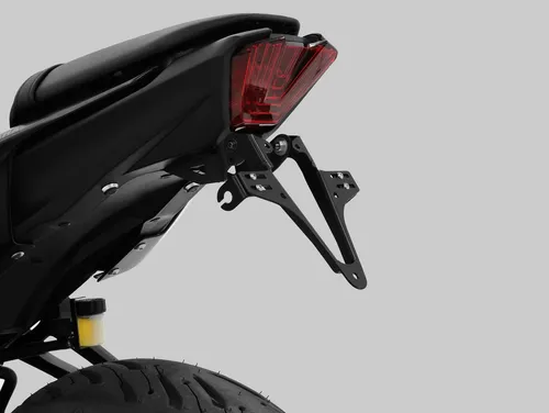 ZIEGER Kennzeichenhalter Basic für Yamaha MT-07 - Schwarz - Motorradzubehör mit hochwertigem Kennzeichenhalter in Schwarz, inklusive Montagematerial für einfachen Einbau.