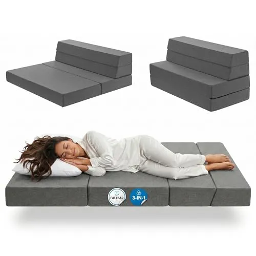 Arensberger Multifold Klappmatratze 90x200 cm | 15 cm Klappmatratze für jeden Bedarf