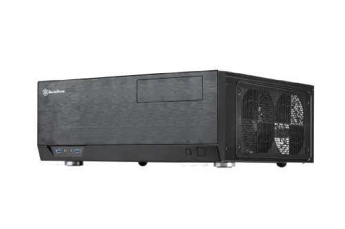 SST-GD09B HTPC-Gehäuse schwarz