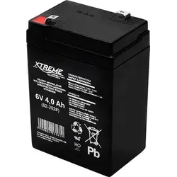 Gel Akku Batterie 6V 4Ah 4 Ah Gelakku Ersatzakku Battery Wartungsfrei