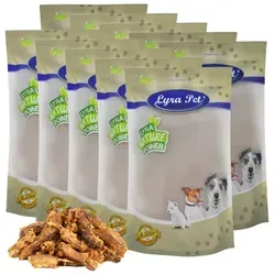 Lyra Pet® Hühnerhälse 10 kg - Hundefutter – Schmackhafter, fettarmer Kausnack für Hunde aller Altersgruppen, ideal als Belohnung oder Snack. Schonend getrocknet, reich an Kalzium und ohne chemische Zusätze, sorgt für Kauvergnügen und unterstützt die Zahnpflege.