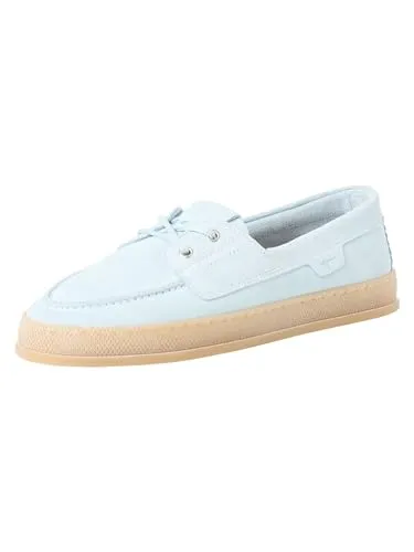 Tamaris Damen Moccassin flach aus Leder, blau, Größe 41 EU - Eleganter Mokassin aus weichem Leder mit herausnehmbarer Innensohle für individuellen Komfort. Der flache Absatz ist ideal für lange Spaziergänge und das klassische Design bietet vielfältige Stylingmöglichkeiten.