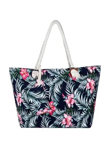 DonDon Strandtasche XXL mit Reißverschluss