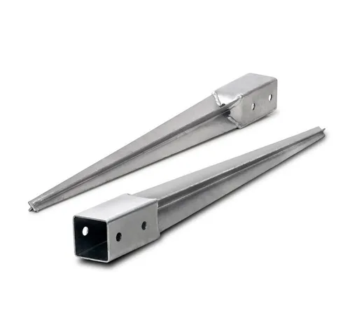 STRÜBER Einschlagbodenhülse Feuerverzinkt - Beschläge für stabile Befestigung von Holzpfosten ohne Betonieren. Ideal für Zäune, Carports und Pergolen. Feuerverzinkt für hohe Korrosionsbeständigkeit und Langlebigkeit.